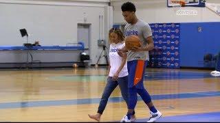 Unfiltered Knicks: Trier's Mom Goes Barefoot In The Gym