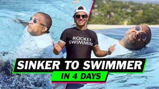 How to Swim in 4 Days - Adult Beginner Swimming Lessons - Step-By-Step Techniques