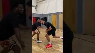 AND 1!!!!! Playing through contact.. Summer work  #shorts