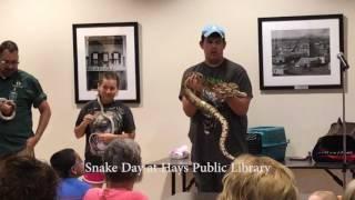 Snake Day at Hays Public Library