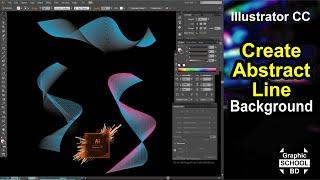 Create Abstract Line Background! | Adobe Illustrator Tutorial | Fiery Designs