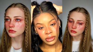 crying girl makeup  | makeup trends