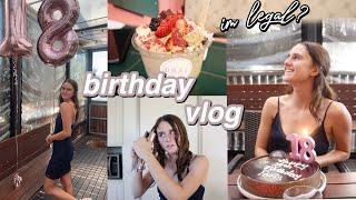 MY 18th BIRTHDAY VLOG + GRWM | spa day + bday party