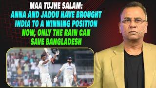 Anna and Jaddu Have Brought India to a Winning position | Now, Only The Rain Can Save Bangladesh