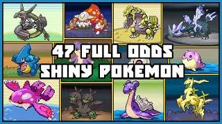 47 LIVE Full Odds Shiny Pokémon! - 2022 Shiny Pokémon Compilation!