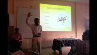 GUEST LECTURE ON E MARKETING BY MR  CHINTAN VORA & MR  NISHANT BAROT