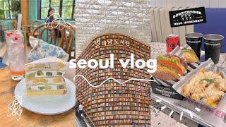  seoul vlog | coex mall, starfield library, cheongdam café hopping