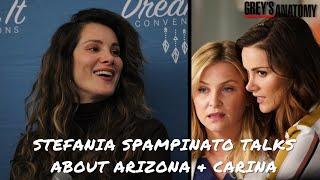 Stefania Spampinato talks about Maya & Carina, Arizona and Station 19