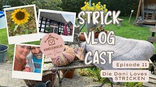 StrickVlogCast Episode 11 | #strickpodcast | Fertiges Projekt im Urlaub | Novice Cardigan | campen️