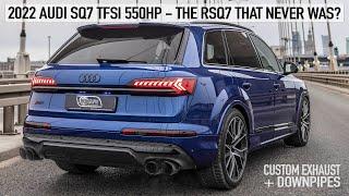 2022 AUDI SQ7 TFSI 550HP - THE RSQ7 THAT NEVER WAS? CUSTOM EXHAUST + DOWNPIPES - AWESOME V8TT SOUND