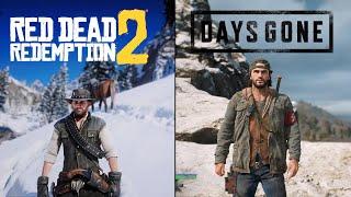 Red Dead Redemption 2 vs Days Gone  (Effects and Comparison)