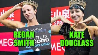 World Cup Queens Regan Smith & Kate Douglass Reflect on Superb Swims, Travels in Asia, & Friendship