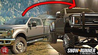SnowRunner: NEW CONSOLE F350! Working Windows, Tailgate, Steps, & MORE!
