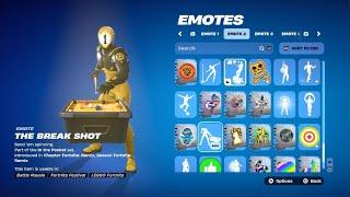 Fortnite the break shot emote