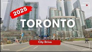 Toronto 4k -  Driving Toronto Downtown, Canada | City Drive