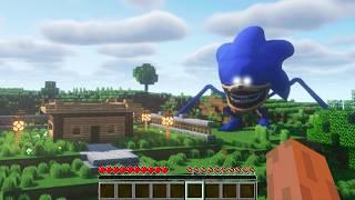 הישרדות עם SHIN SONIC מפחיד ב-MINECRAFT