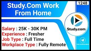 Study.Com Work From Home Jobs | Online Jobs At Home | Part Time Jobs । Freelance Writer Job