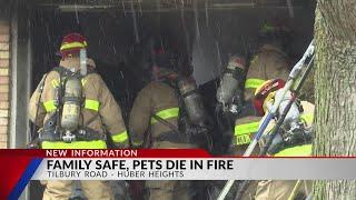 Several dogs dead after Huber Heights house fire