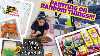 Painting on *RANDOM* things!!! | Riya's Amazing World