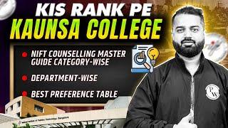 Kis Rank Pe Kaunsa College Milega?  NIFT Counselling Master Guide (Category + Department Wise)