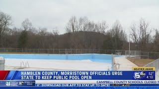 Hamblen County, Morristown officials urge state to keep public pool open