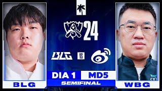 BLG x WBG | CoStream Worlds 2024 | Semifinal (Dia 1) - Ilha das Lendas