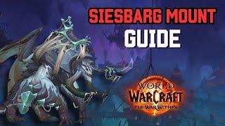 Fastest Way To get The COOLEST Mount in The War Within: Siesbarg Mount Guide