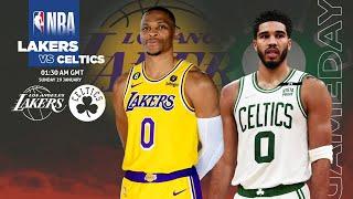 Los Angeles Lakers vs. Boston Celtics I NBA LIVE Stats Play-by-play I @baskemali