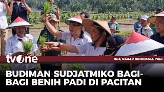 Budiman Sudjatmiko Melaksanakan Program Tabur Benih Bibit Padi Unggul di Pacitan | AKIP tvOne