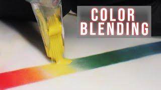 How To Tattoo COLOR BLENDING - Step-by-Step Guide