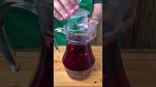 مشروب الكركديه البارد  منعش و صحي :#drink