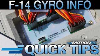 All-New Twin 64mm F-14 Tomcat Gyro Info | Motion RC Quick Tip