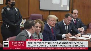 CBS2's Alice Gainer shares first-hand account of Trump's arraignment