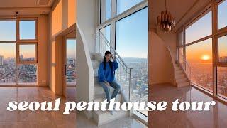 i moved into a seoul penthouse  han river & namsan tower views, pool, sauna, gym, breakfast