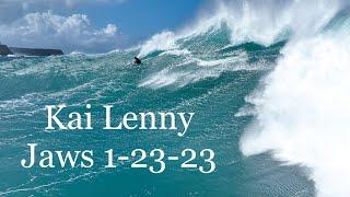 Kai Lenny Surfing Jaws - January 23rd 2023 - Day After the Eddie
