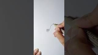 One line art /draw a bulb 