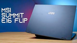 MSI Summit E16 Flip Unboxing // Pleasantly Surprised