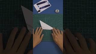 Amazing Dagger Jet Paper Plane Transforms！#shorts