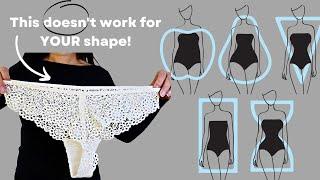 I was wearing the WRONG underwear for years. Are you choosing the RIGHT ones for your shape?