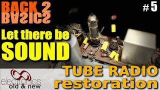 How to safely test the output tube - Tube Radio Restoration Back to Basics part 5