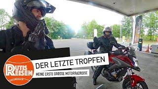 Meine erste große Motorradreise - Spritpanne auf 800-Km-Etappe (F 81)