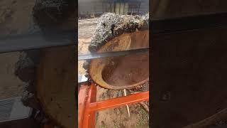 making dust with the Stihl 661c 56inch bar on a Granberg mill and my Woodmizer lt15 Wide #staydusty