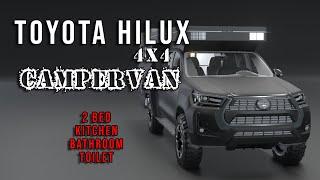 4x4 Campervan Concept | Toyota Hilux Double Cab