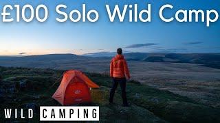 Solo Wild Camping in my £100 setup - Brecon Beacons, South Wales