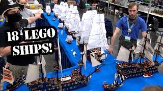 LEGO Battle of Trafalgar with Huge Ships!