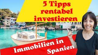 5 Kurztipps, um in Spanien in rentable Immobilien zu investieren