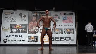 Eliou Doumat – Competitor No 108 - Men Junior  - HappyFit/Gebol NABBA Austrian Championship 2021