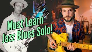 Guitar Lesson; Jazz Blues masterclass by Jimmie Rivers! Simple Western Swing & Bebop ideas!