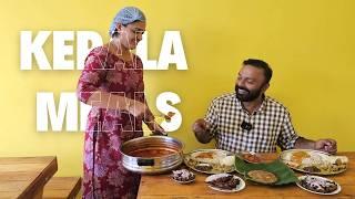 കടുംപിടി വീട്ടിൽ ചെമ്പല്ലിയും മീൻ പേരയും | Homely Kerala Meals in Kadumpidi - Kochi to Munnar route