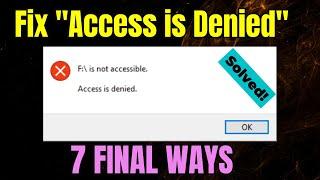 Access Is denied: A Fix For USB Drives, SD Card & Removable Storage Devices (UPDATED)